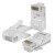 Qoltec Wtyk złącze modularne RJ45 | CAT6 | UTP | Pozłacane styki |      100 sztuk
