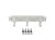 Lanberg Organizer kabli 10 cali z 3 metalowymi uchwytami TYP B szary