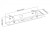 Digitus Kanał stalowy do organizacji kabli / listew zasilających pod biurkiem, z uchwytami, montaż śruby, 60cm, czarny