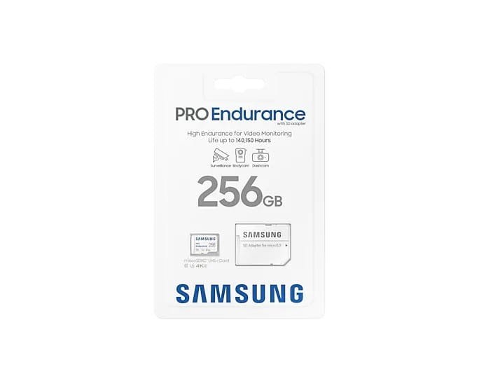 Samsung Karta pamięci microSD MB-MJ256KA/EU Pro Endurance 256GB + Adapter