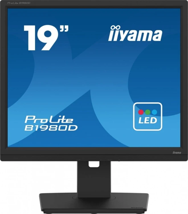 IIYAMA Monitor 19 cali B1980D-B5 DVI,VGA,PIVIOT,HAS/150mm,5:4