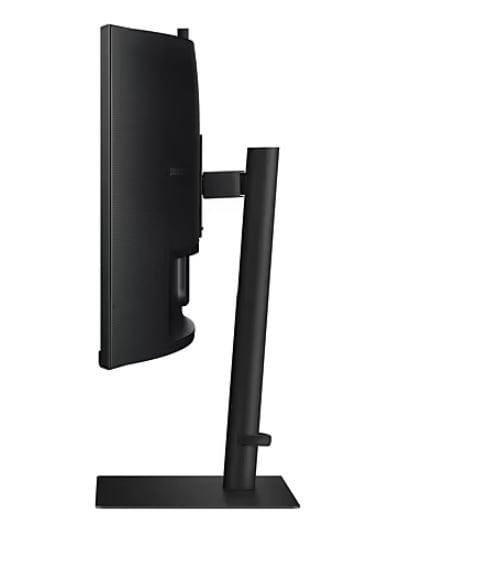 Samsung Monitor 34 cale ViewFinity S65VC VA 3440x1440 UWQHD 21:9 1xHDMI 1xDP 1xUSB-C (90W) 2xUSB 3.0 LAN (RJ45) 5ms HAS Webcam głośniki zakrzywiony 3Y