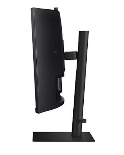 Samsung Monitor 34 cale ViewFinity S65VC VA 3440x1440 UWQHD 21:9 1xHDMI 1xDP 1xUSB-C (90W) 2xUSB 3.0 LAN (RJ45) 5ms HAS Webcam głośniki zakrzywiony 3Y