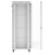 Lanberg Szafa stojąca rack 19'' 42U 800x1000 szara drzwi szkalne flat pack
