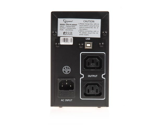 Gembird UPS POWER CUBE USB, RJ12X2 850VA