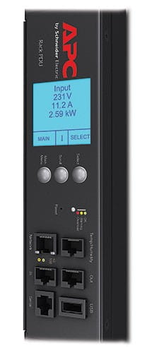 APC AP8858 Rack PDU 2G, Metered, ZeroU, 20A/208V, 16A/230V, (18) C13 &amp; (2) C19