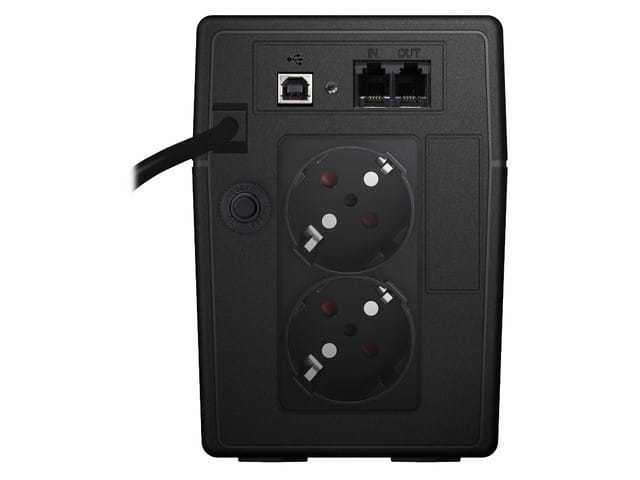 PowerWalker Zasilacz awaryjny line-interactive 850VA 2X SCHUKO OUT, RJ11 IN/ OUT, USB, LCD