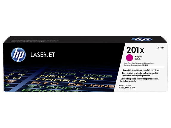HP Inc. Toner 201X Magenta 2.3K CF403X