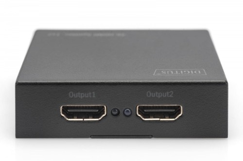 Digitus Rozdzielacz/Splitter HDMI 2-portowy, 4K 30Hz UHD 3D, HDCP 1.3, audio