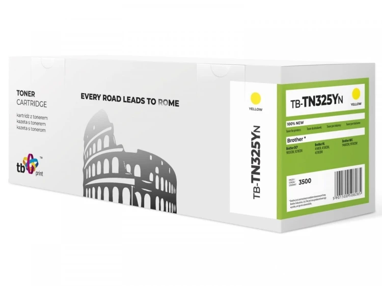 TB Print Toner do Brother TN325Y YE 100% nowy TB-TN325YN