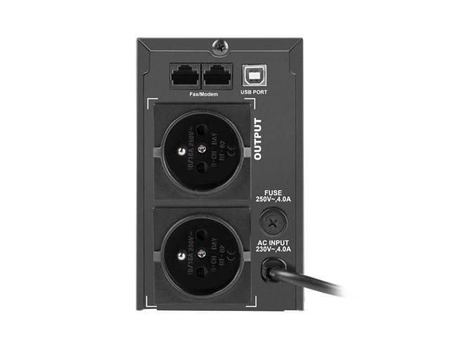 Armac Zasilacz awaryjny Line-Interactive Office 650E LCD 650VA 2xRJ-11/RJ-45 2x230V PL