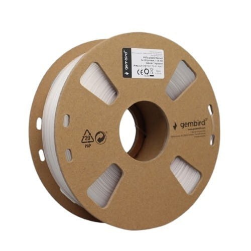Gembird Filament drukarki 3D PETG/1.75mm/1kg/naturalny