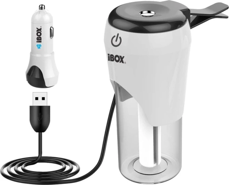 iBOX ładowarka samochodowa  USB 2.1 + Aromatyzer samochodowy CCH1 +