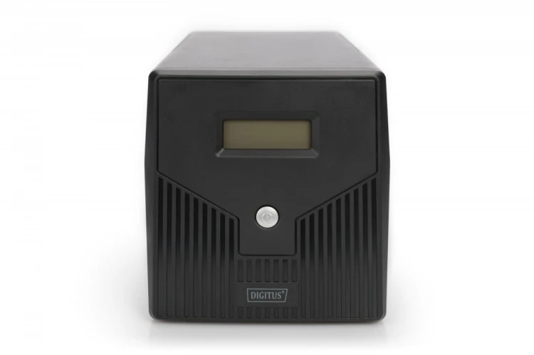 Digitus Zasilacz awaryjny UPS Line-Ineractive LCD, 2000VA/1200W, 2x12V/9Ah, AVR, 4xSCHUKO, USB, RS232, RJ45