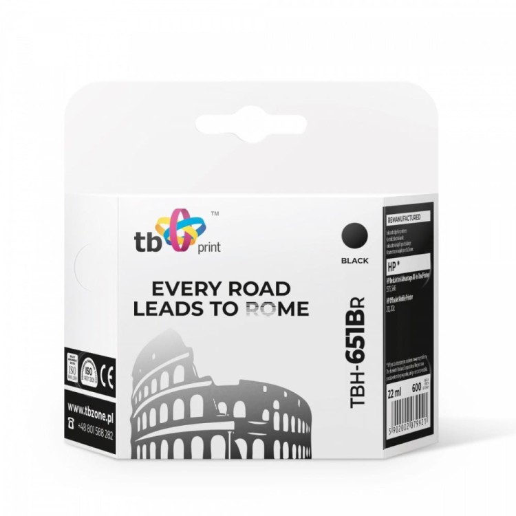 TB Print Tusz do HP DJ 5575 TBH-651BR czarny refabrykowany