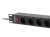Lanberg Listwa zasilająca Rack PDU 19 cali 1U 16A 9xSchuko 3m Czarna