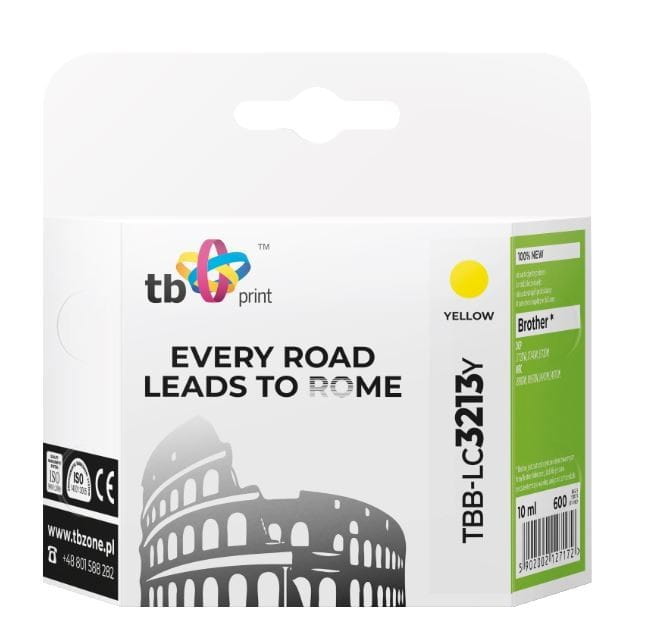 TB Print Tusz do Brother DCP-J722DW Yellow TBB-LC3213Y 100% nowy