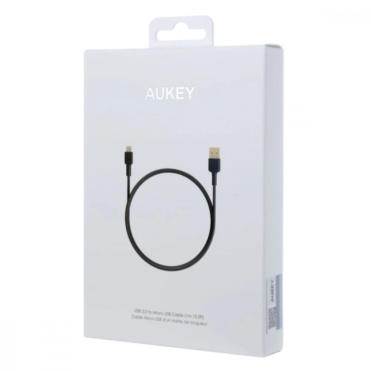 AUKEY CB-MD1 Black szybki kabel Quick Charge micro USB-USB | 1m | 480 Mbps