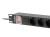 Lanberg Listwa zasilająca Rack PDU 19 1U 16A 8X schuko 2M czarna