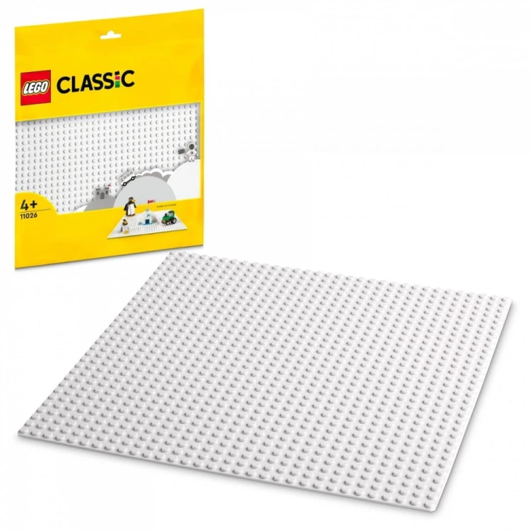 LEGO Klocki Classic 11026 Biała płytka konstrukcyjna