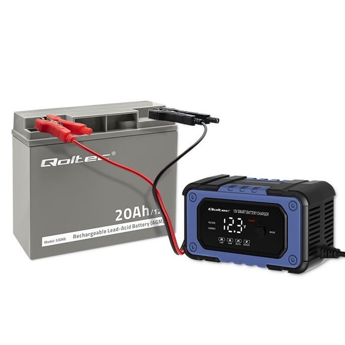 Qoltec Akumulator AGM | 12V | 20Ah | max. 300A