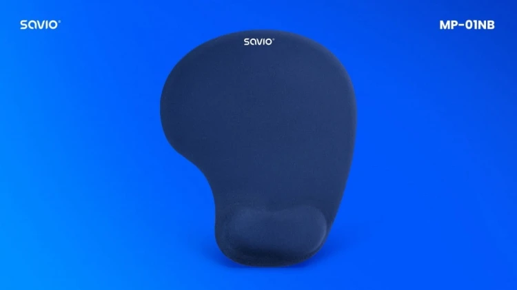 Savio Podkładka żelowa pod mysz ciemnoniebieska, MP-01NB
