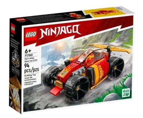 LEGO Klocki Ninjago 71780 Samochód wyścigowy ninja Kaia