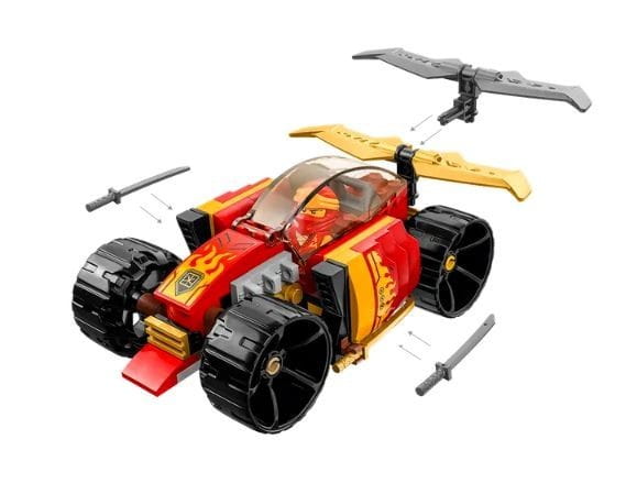 LEGO Klocki Ninjago 71780 Samochód wyścigowy ninja Kaia