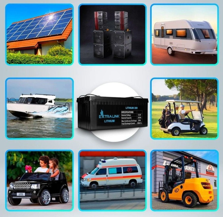Extralink Akumulator LiFePO4 200AH 12.8V BMS EX.30479