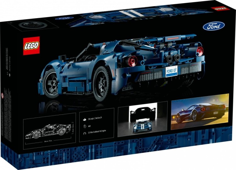 LEGO Klocki Technic 42154 Ford GT wersja z 2022 roku