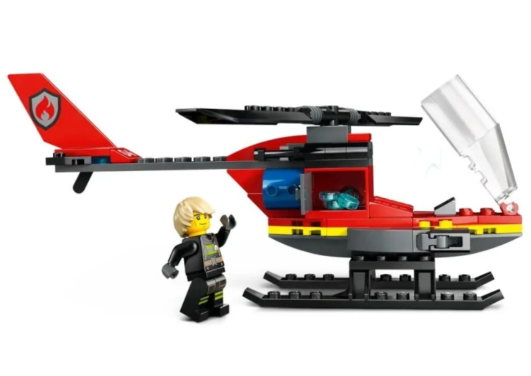 LEGO Klocki City 60411 Strażacki helikopter ratunkowy