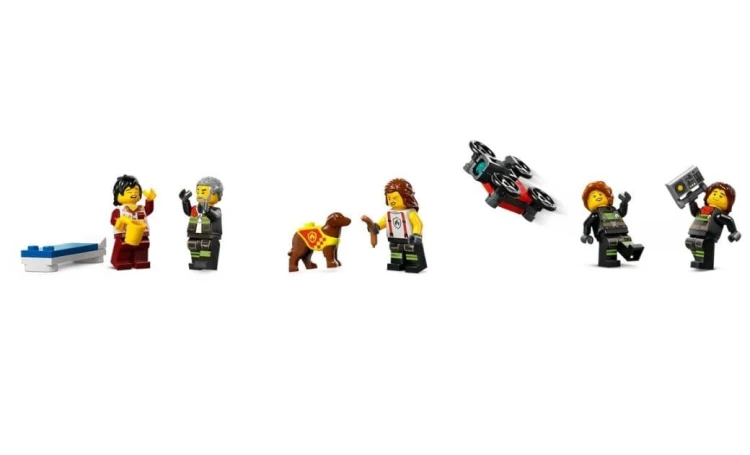 LEGO Klocki City 60414 Remiza strażacka z wozem strażackim