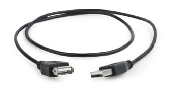 Gembird Przedłużacz kabla USB 2.0 AM-AFI 0.75m czarny