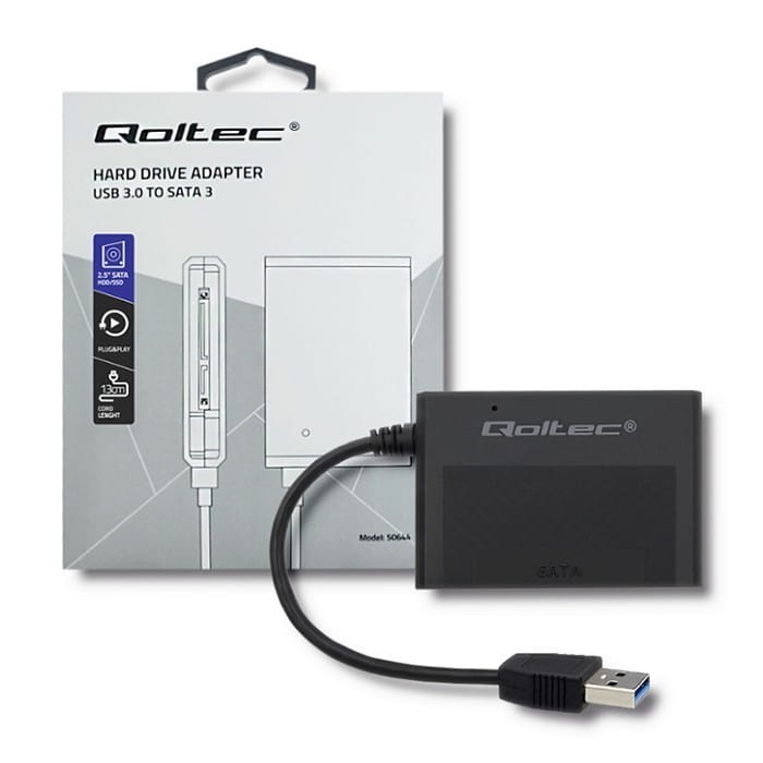 Qoltec Adapter USB 3.0 do dysków HDD/SSD 2.5 cala SATA3