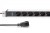 Digitus Listwa zasilająca PDU 19" Rack, 8x gniazdo ze stykami ochronnymi unischuko 16A/230V, 1x wtyczka IEC C20, 16A, przewód zasilający 2 m, Aluminio