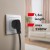 Maclean Przedłużacz 1,5m 250VAC 10A 4 gniazda MCE508 B Port USB-C Quick charge 2.0 IP20