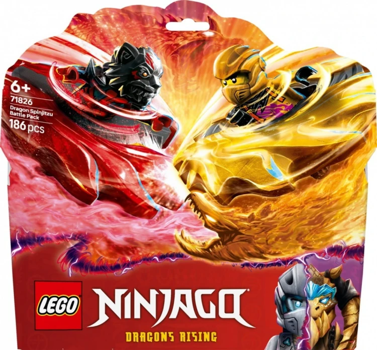 LEGO Klocki Ninjago 71826 Smocze Spinjitzu - zestaw bitewny