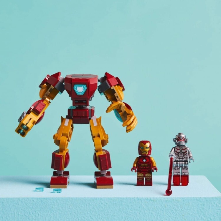 LEGO Klocki Super Heroes 76307 Mech Iron Mana kontra Ultron