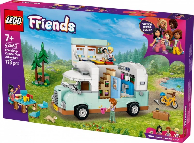 LEGO Klocki Friends 42663 Przygoda w kamperze przyjaciół