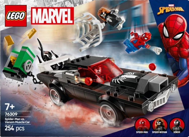 LEGO Klocki Super Heroes 76309 Spider-Man kontra muscle car Venoma