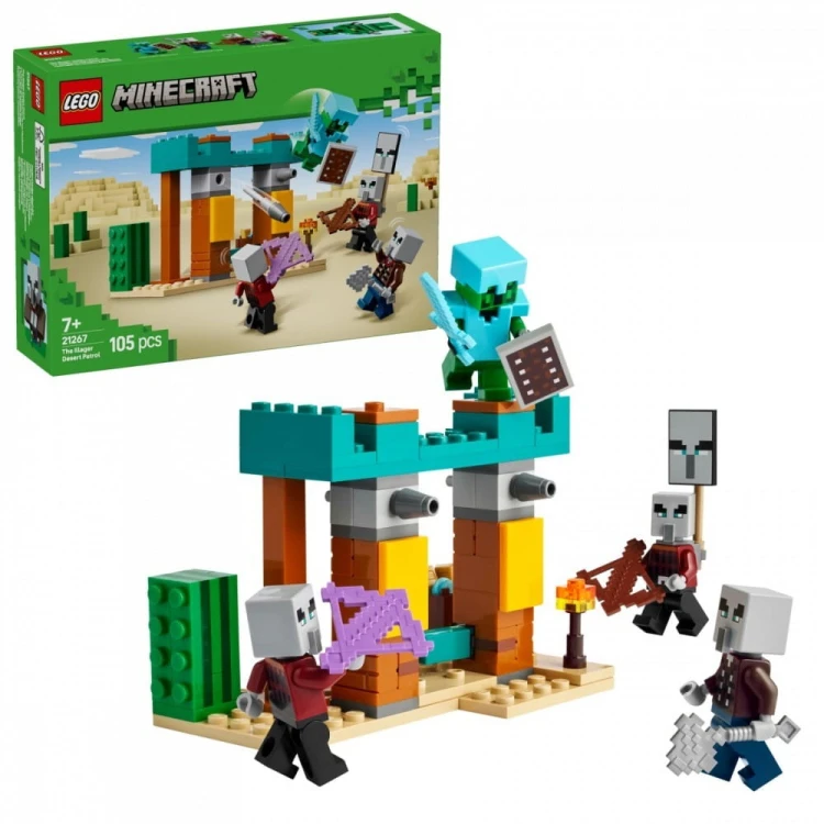 LEGO Klocki Minecraft 21267 Pustynny patrol złosadników