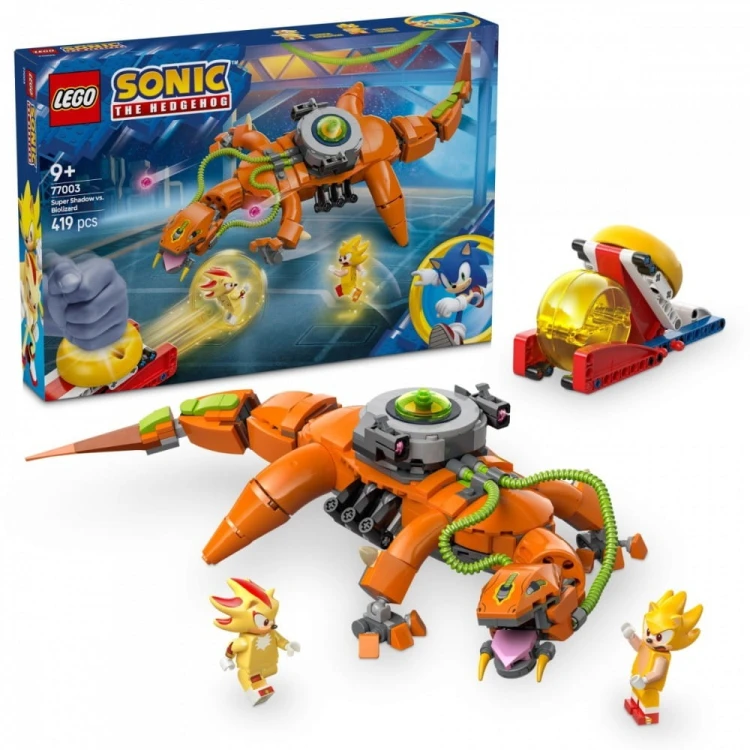 LEGO Klocki Sonic 77003 Super Shadow kontra Biolizard
