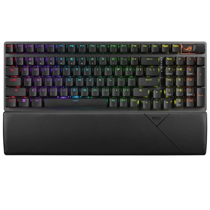 Asus Klawiatura gamingowa ROG Strix Scope II 96 Wireless USB/RF/BT