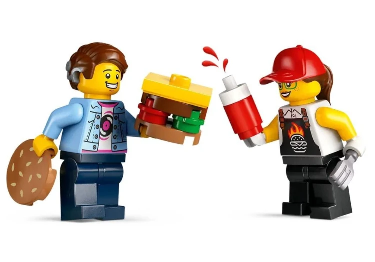 LEGO Klocki City 60404 Ciężarowka z burgerami