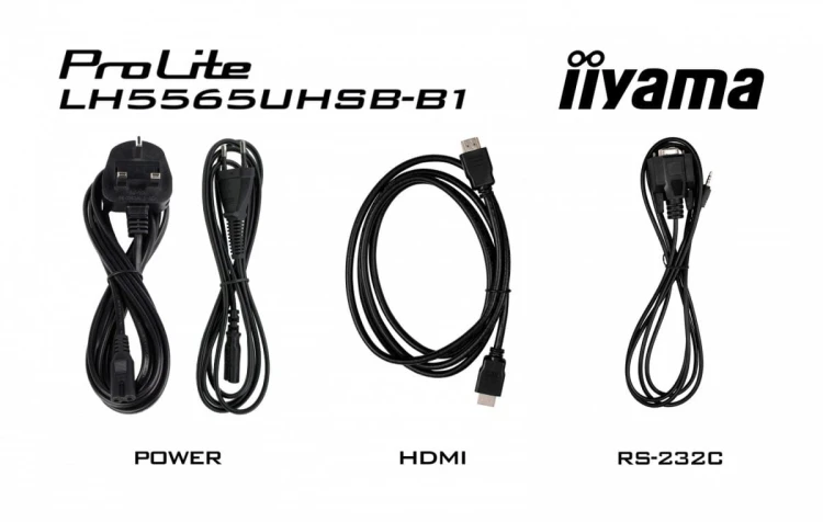 IIYAMA Monitor 55 cali LH5565UHSB-B1, 24/7, IPS, ANDROID 11, 4K, 800cd, iiSignage2, SDM, 2x HDMI, DP, 2x USB,2x 10W, RJ45, WiFi, 4/32GB, PION/POZIOM,