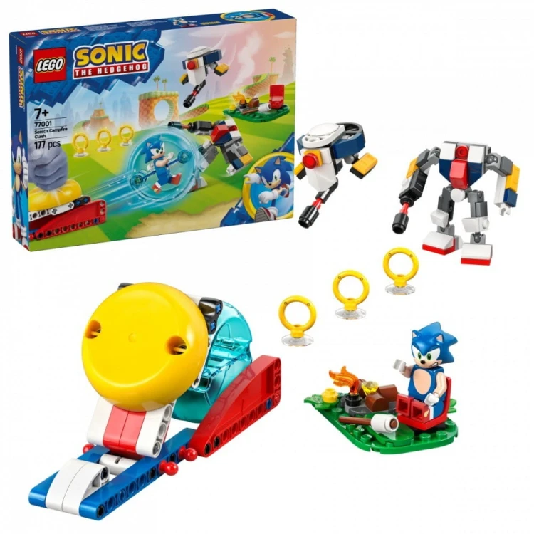 LEGO Klocki Sonic 77001 Sonic i biwakowa bitwa