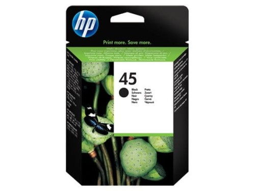 HP Inc. Tusz nr 45 Czarny 51645AE