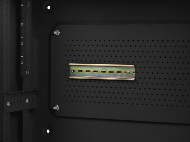 Lanberg Szafa instalacyjna rack wisząca 19 cali 4u+3u 540x200 niskoprofilowa (złożona) czarna
