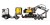 LEGO Klocki Technic 42175 Ciężarowka Volvo FMX i koparka EC230 Electric