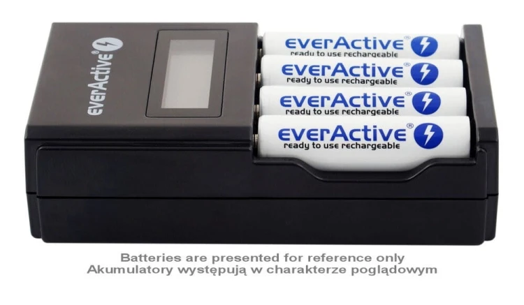 everActive Ładowarka procesorowa NC-450 BLACK EDITION do akumulatorów AA/AAA